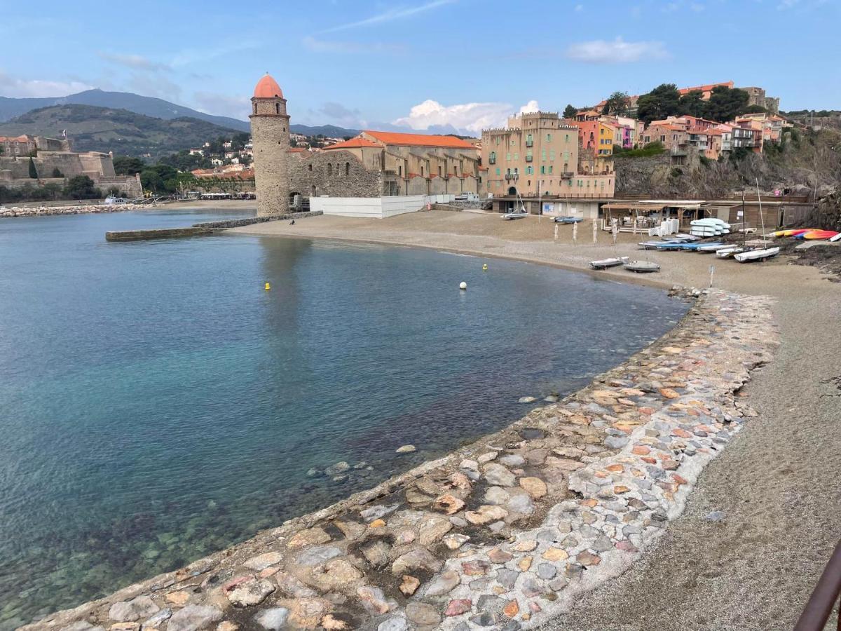 6Coma6 Appartement Avec Terrasse Vue Mer Collioure Exteriör bild